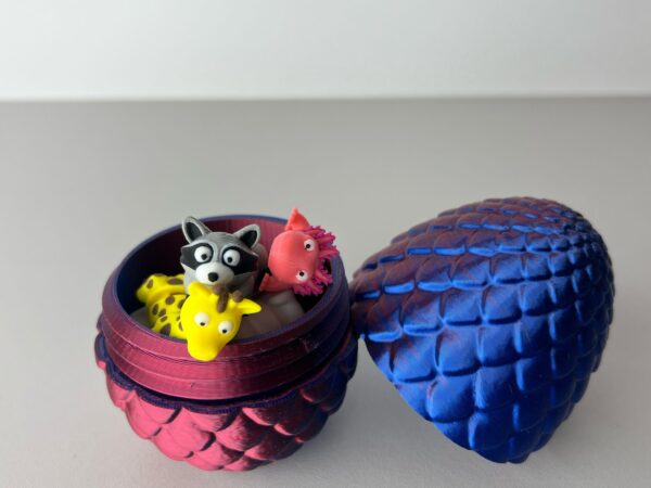Mystery Egg with 9 mini Animals inside, 25+ Unique and Fun Designs Includes Mystery Egg - Image 3