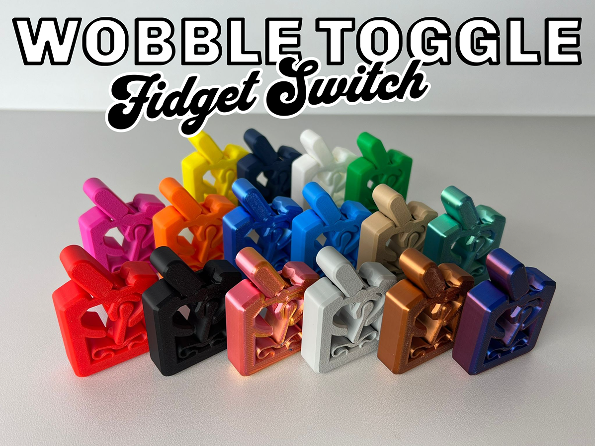 Wobble Toggle Fidget Switch, clicker