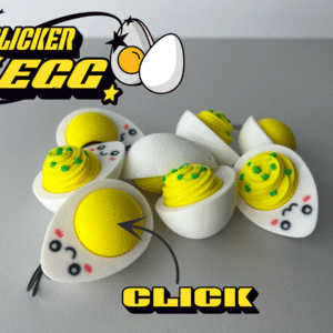 Clicker Egg Keychain