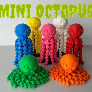 Mesmerizing 3D Printed Octopus